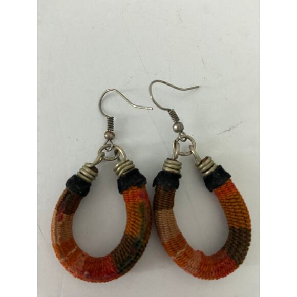 Colorful teardrop earrings - Picture 4 of 4